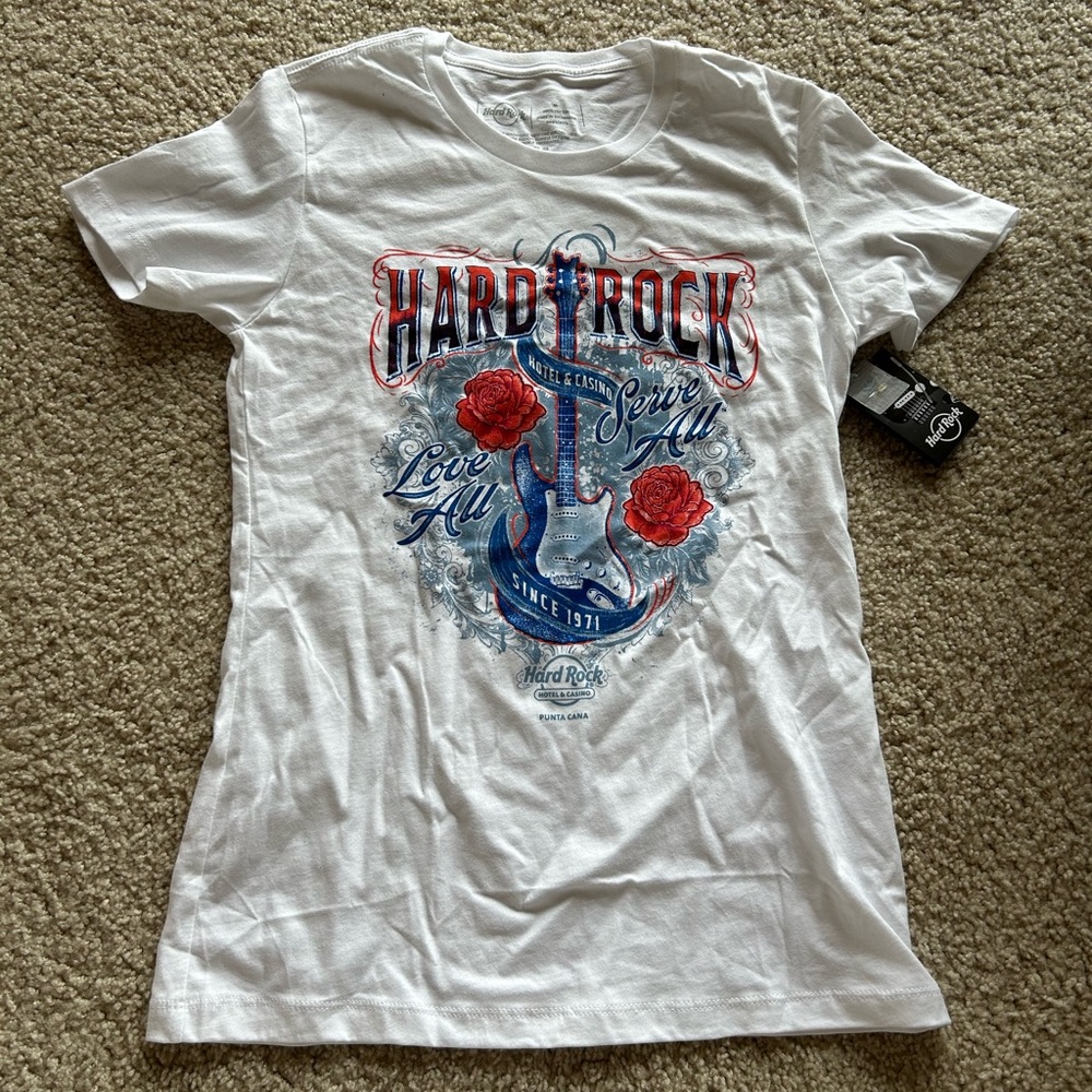 Hard Rock Cafe Tshirt Punta Cana, Size M, NEW WITH TAGS